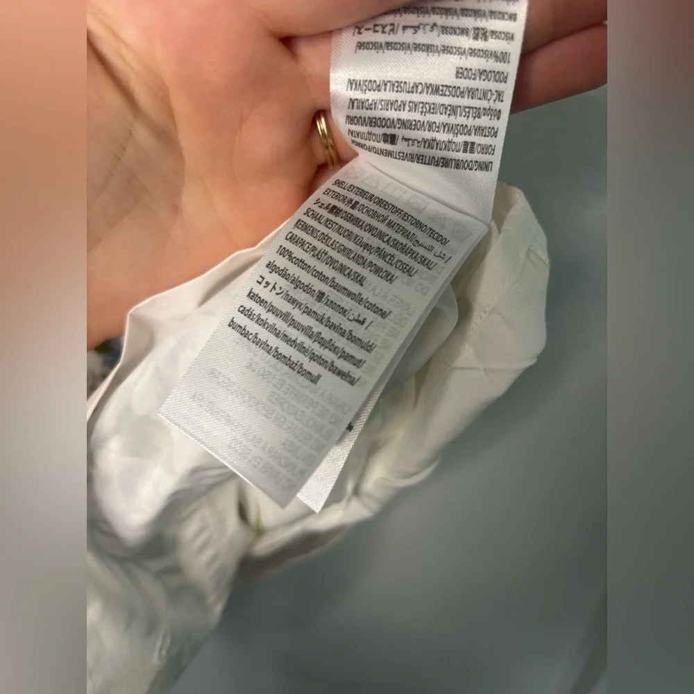 Farm Rio NWT SWEET BLOOM DREAMSCAPE OFF WHITE MINI DRESS SZ MEDIUM - Picture 7 of 11